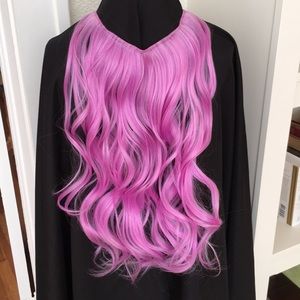 Hair Extension 18” Curly Orchid Purple Synthetic